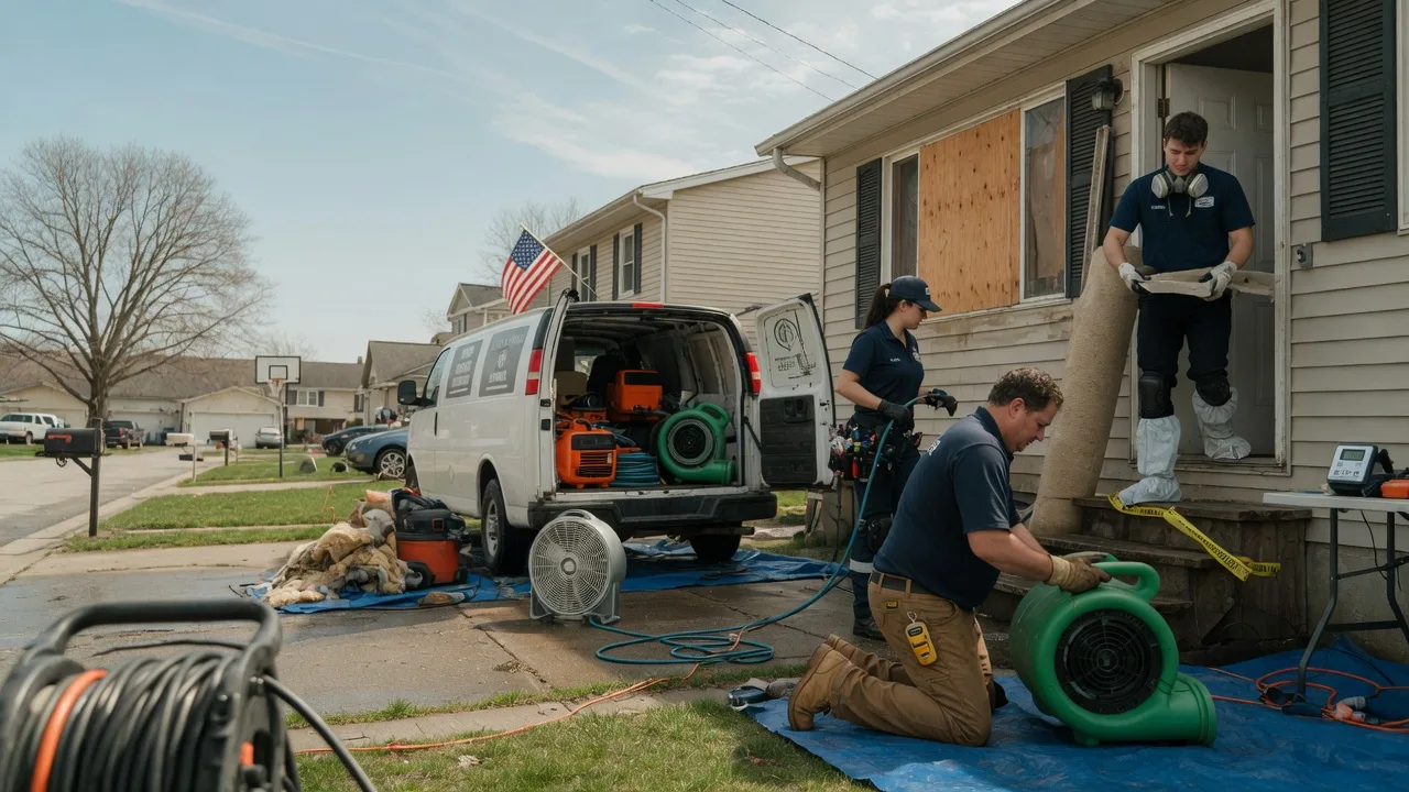 Water Damage Restoration in Gobles, MI near me